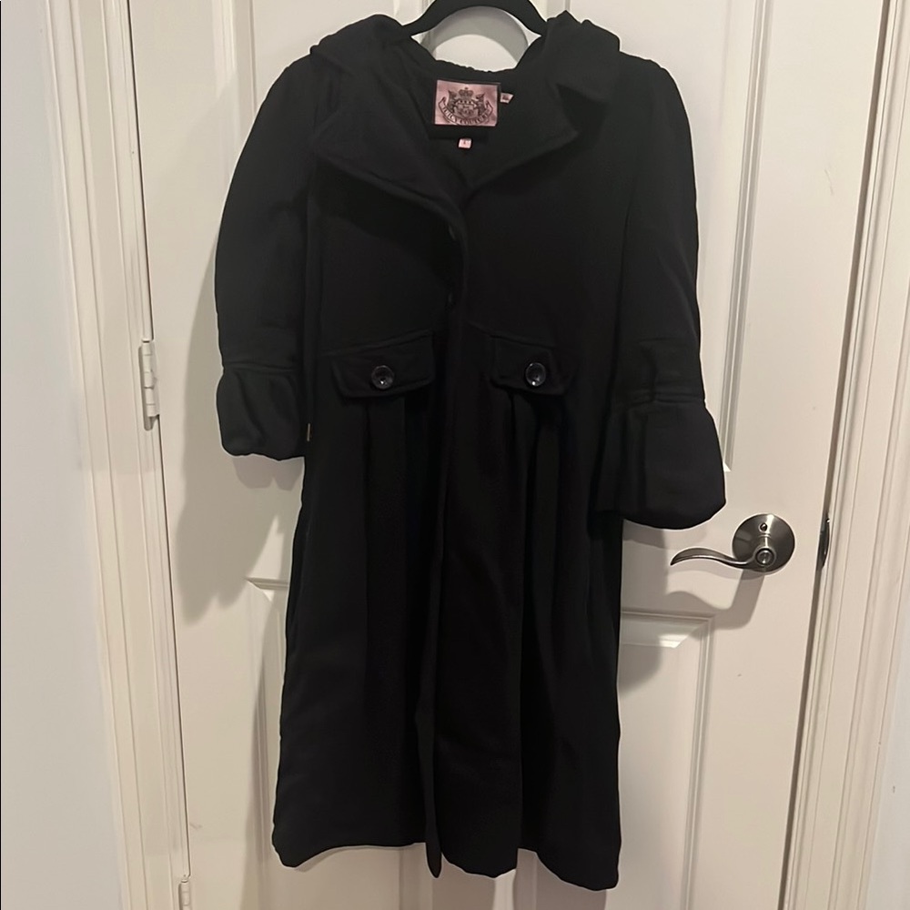 Juicy Couture hooded coat Large